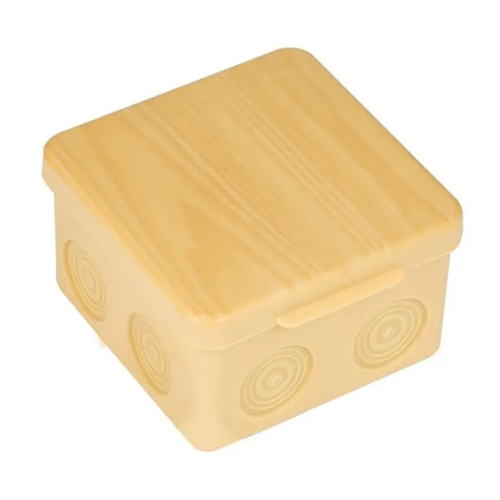 Коробка распаячная КМР-030-035 пылевлагозащ. без мембр. вводов (80х80х50) светл. дер. EKF