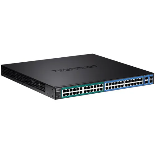 Коммутатор TrendNet TL2-PG484 (1000 Base-TX (1000 мбит/с), 4 SFP порта)