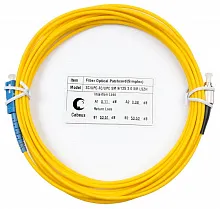 Патч-корд оптический simplex SC-FC 9/125 sm 7м LSZH Cabeus