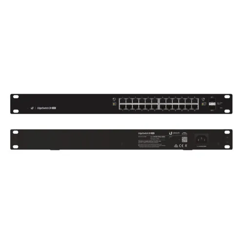 Коммутатор Ubiquiti  ES-24-LITE(EU) (1000 Base-TX (1000 мбит/с), 2 SFP порта)