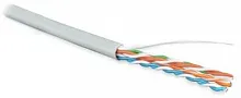 Витая пара Hyperline UUTP4-C5E-S24-IN-PVC-GY-100 5e Серый 100 м