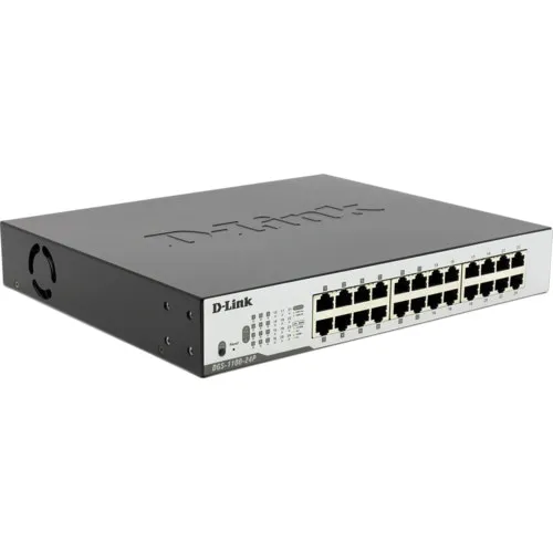 Коммутатор D-link DGS-1100-24 (1000 Base-TX (1000 мбит/с), Без SFP портов)