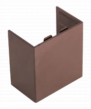 Соединитель (20х10) (4 шт) Plast EKF под темное дерево