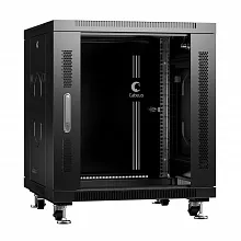 Шкаф телекоммуникационный напольный Cabeus SH-05C-12U60/60-BK 19" 12U 600x600мм