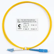 Патч-корд оптический simplex LC-SC 9/125 sm 1м LSZH Cabeus