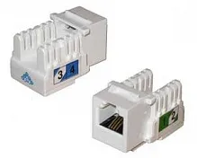 Модуль Keystone  SNL-dual6p4c3 19" кабель 3  белый