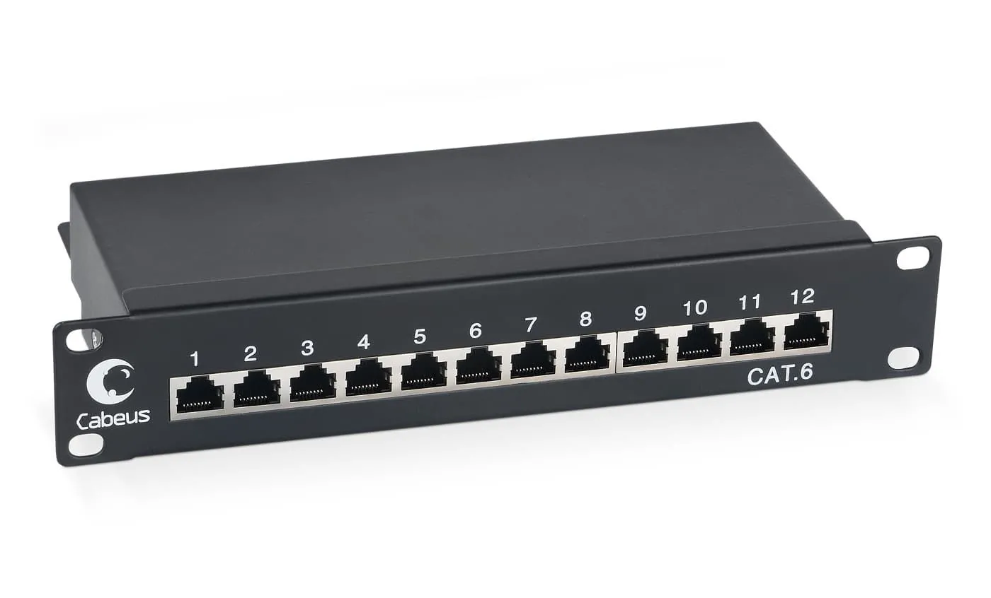 Cabeus PL-12-Cat.6 10"-SH-Krone IDC
