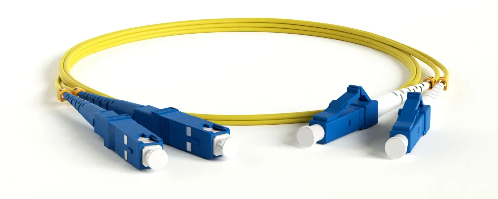 Hyperline FC-D2-9-LC/UR-SC/UR-H-15M-LSZH-YL