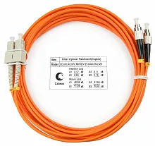 Патч-корд оптический duplex SC-FC 62,5/125 mm 20м LSZH Cabeus