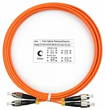 Патч-корд оптический duplex FC-FC 62,5/125 mm 3м LSZH Cabeus