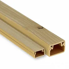 Канал кабельный   под светлое дерево (12х12) (120м.) Plast EKF