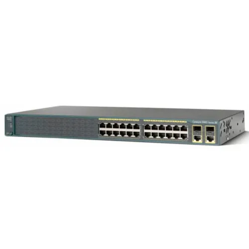 Коммутатор Cisco Catalyst 2960 WS-C2960-24TT-L (100 Base-TX (100 мбит/с), Без SFP портов)