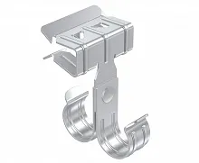 Зажим балочный 8-14мм под трубу двойной 20 мм EKF