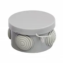 Коробка распаячная КМР-040-038 с крышкой наружная (65х40) 4 мембр. ввода IP54 EKF