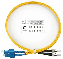 Патч-корд оптический duplex SC-ST 9/125 sm 1м LSZH Cabeus