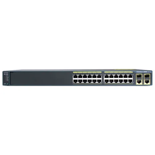 Коммутатор Cisco Catalyst 2960 WS-C2960-24TT-L (100 Base-TX (100 мбит/с), Без SFP портов)