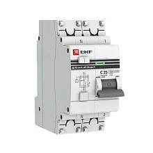 Диф. автомат 1P+N 16А 30мА тип АС х-ка C эл. 270В 4,5кА АД-32 EKF