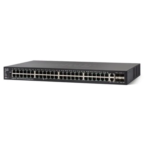 Коммутатор Cisco SF550X-48P-K9 SF550X-48P-K9-EU (100 Base-TX (100 мбит/с), 4 SFP порта)