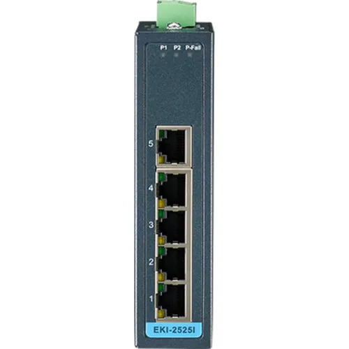 Коммутатор ADVANTECH EKI-2525I-BE (100 Base-TX (100 мбит/с), Без SFP портов)