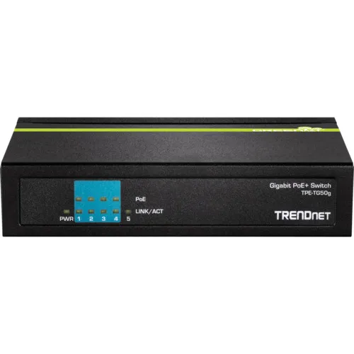 Коммутатор TrendNet TPE-TG50g (1000 Base-TX (1000 мбит/с), Без SFP портов)
