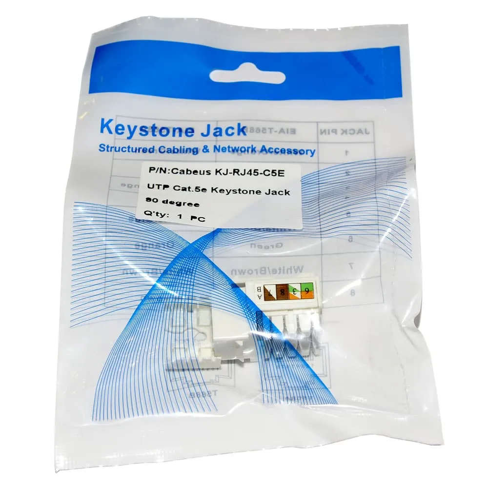 Cabeus KJ-RJ45-Cat.5E
