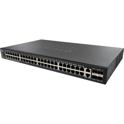 Коммутатор Cisco SF550X-48-K9-EU (100 Base-TX (100 мбит/с), 2 SFP порта)