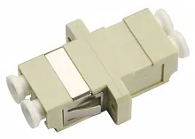 Адаптер проходной LC-LC duplex, MM(для многомодового кабеля), корпус пластмассовый (SC Adapter Simplex dimension) Cabeus