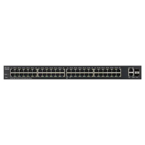 Коммутатор Cisco Small Business SF220-48P SF220-48P-K9-EU (100 Base-TX (100 мбит/с), 2 SFP порта)