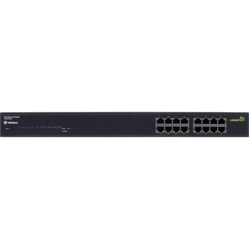 Коммутатор TrendNet TE100-S16g (100 Base-TX (100 мбит/с), Без SFP портов)
