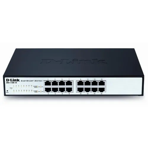 Коммутатор D-link DGS-1100-16 (1000 Base-TX (1000 мбит/с), Без SFP портов)