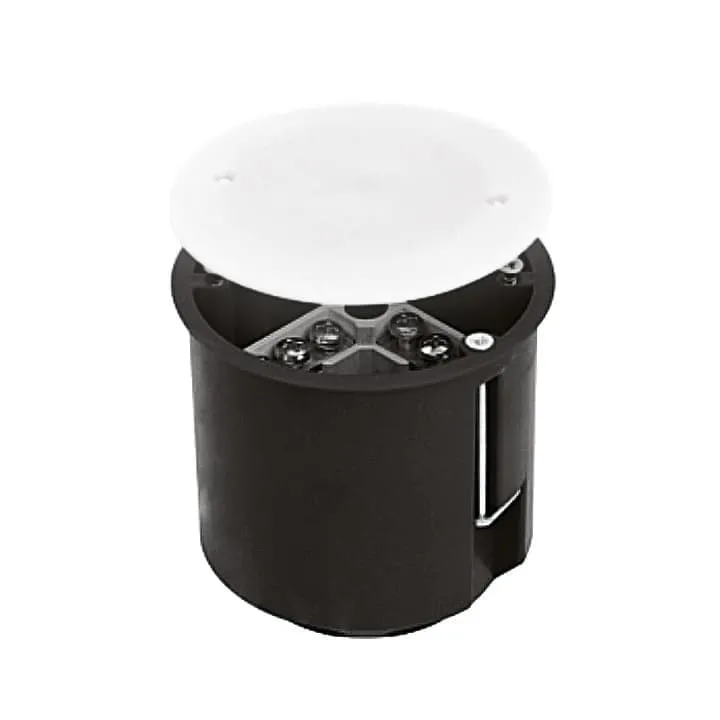 Коробка универс. КМП-020-029 углубленная с мет. лапками, клеммником и крышкой (80х70) EKF