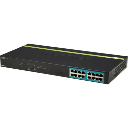 Коммутатор TrendNet TPE-TG160g (1000 Base-TX (1000 мбит/с), Без SFP портов)