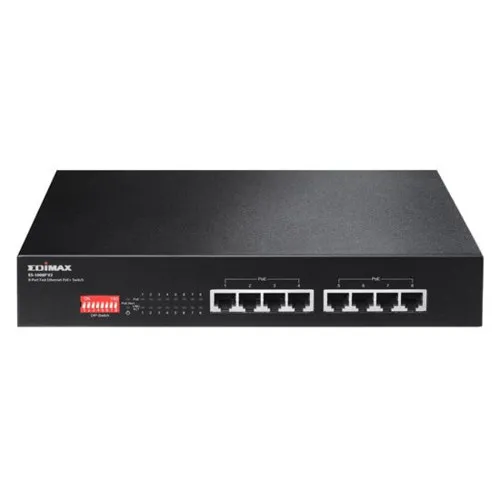 Коммутатор Edimax ES-1008P V2 ES-1008PV2 (100 Base-TX (100 мбит/с), Без SFP портов)
