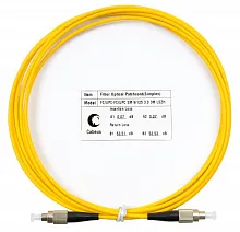 Патч-корд оптический simplex FC-FC 9/125 sm 3м LSZH Cabeus