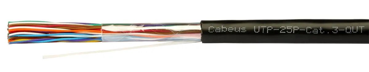 Cabeus UTP-25P-Cat.3-OUT