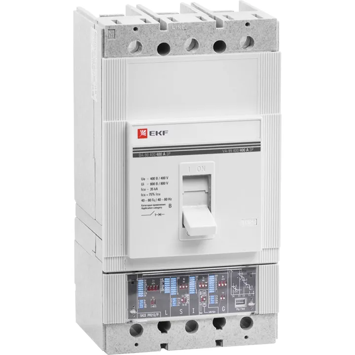 ВА-99  400/400А 3P 35кА с электронным расцепителем EKF