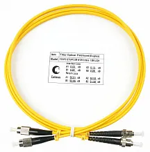 Патч-корд оптический duplex FC-ST 9/125 sm 1,5м LSZH Cabeus