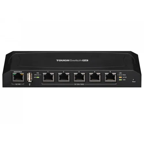 Коммутатор Ubiquiti  TS-5-PoE (1000 Base-TX (1000 мбит/с), Без SFP портов)