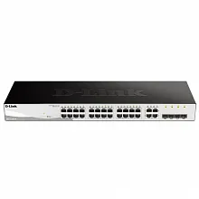 Коммутатор D-link DGS-1210-28/F1A (1000 Base-TX (1000 мбит/с), 4 SFP порта)