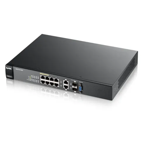 Коммутатор Zyxel GS2210-8HP (1000 Base-TX (1000 мбит/с), 2 SFP порта)