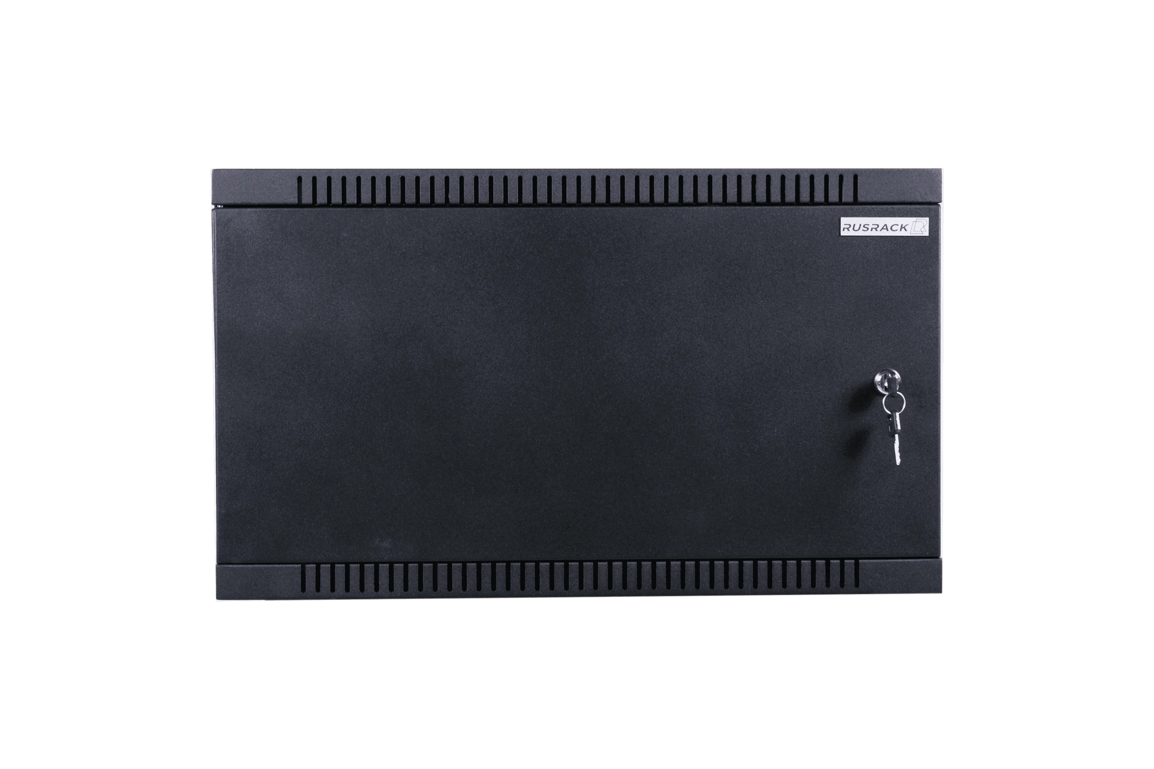RUSRACK 6U 600х350, дверь металл, черный