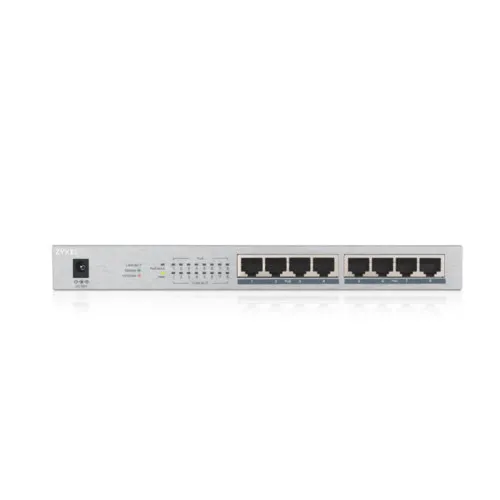 Коммутатор Zyxel GS1008HP-EU0101F (1000 Base-TX (1000 мбит/с), Без SFP портов)