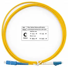 Патч-корд оптический simplex LC-SC 9/125 sm 2м LSZH Cabeus
