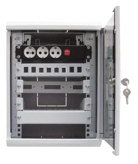 Шкаф телекоммуникационный настенный 10" 12U, (320 × 255)