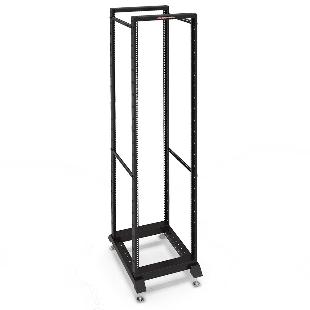 SYSMATRIX GR 6842.900 Открытая серверная стойка 42U 533x800x1928mm (ШхГхВ), двухрамная, цвет черный (RAL 9004)