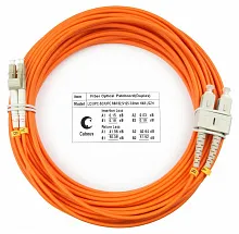 Патч-корд оптический duplex LC-SC 62,5/125 mm 10м LSZH Cabeus