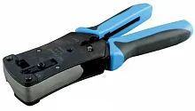 Инструмент обжимной для RJ-45, RJ-12, профессиональный Cabeus ht n468b