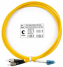 Патч-корд оптический duplex LC-FC 9/125 sm 2м LSZH Cabeus