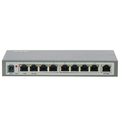 Коммутатор Falcon Eye FE-108E-POE (100 Base-TX (100 мбит/с), Без SFP портов)
