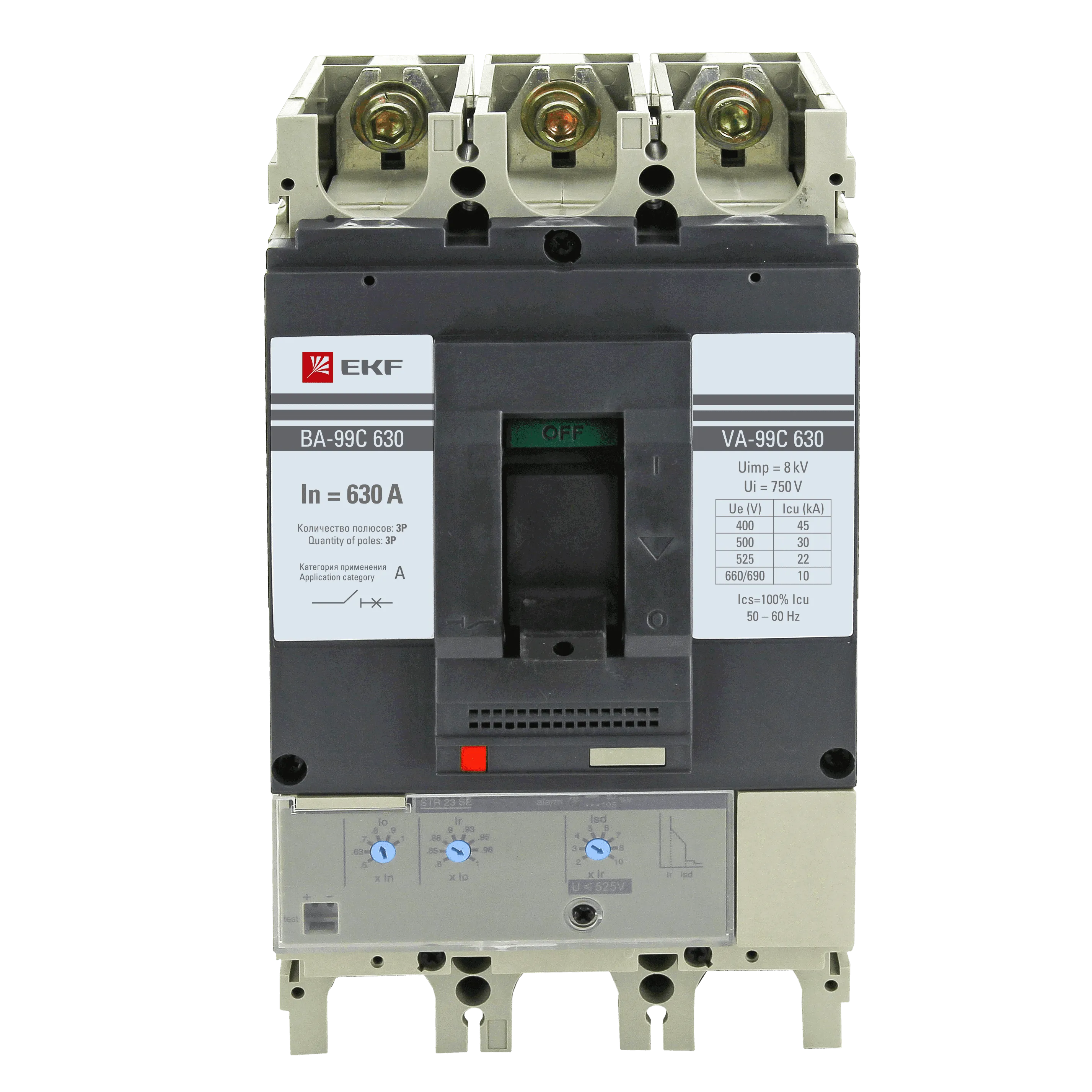 ВА-99C (Compact NS) 630/500А 3P 45кА EKF